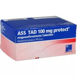 ASS TAD 100 mg προστατευτικά επικαλυμμένα με εντερικά επικαλυμμένα μεμβράνη δισκία, 100 τεμάχια