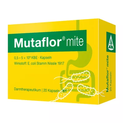 MUTAFLOR σκληρές κάψουλες γαστροανθεκτικές στα ακάρεα, 20 τεμάχια