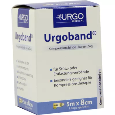 URGOBAND Βραχύς επίδεσμος 8 cmx5 m, 1 τεμάχιο