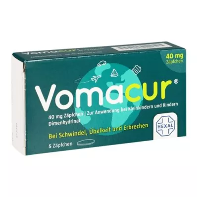 VOMACUR 40 υπόθετα, 5 τεμάχια