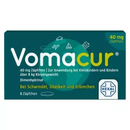 VOMACUR 40 υπόθετα, 5 τεμάχια