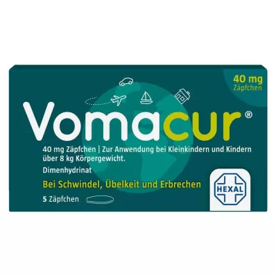 VOMACUR 40 υπόθετα, 5 τεμάχια
