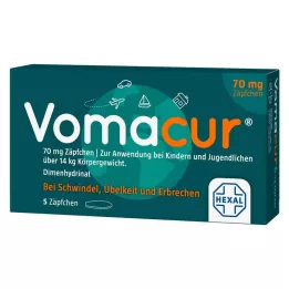 VOMACUR 70 υπόθετα, 5 τεμάχια