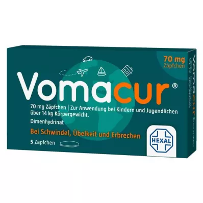 VOMACUR 70 υπόθετα, 5 τεμάχια
