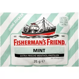 FISHERMANS FRIEND παστίλιες μέντας χωρίς ζάχαρη, 25 g