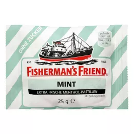 FISHERMANS FRIEND παστίλιες μέντας χωρίς ζάχαρη, 25 g