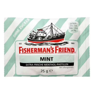 FISHERMANS FRIEND παστίλιες μέντας χωρίς ζάχαρη, 25 g