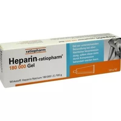 HEPARIN-RATIOPHARM 180.000 I.U. τζελ, 100 g