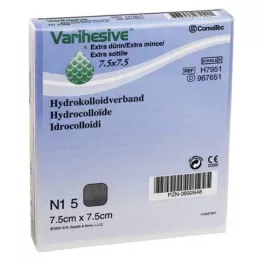 VARIHESIVE πολύ λεπτό 7,5x7,5 cm HKV υδροενεργό, 5 τεμ