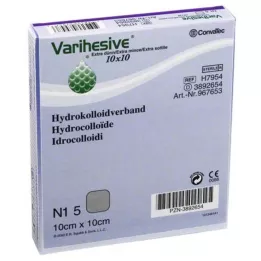 VARIHESIVE πολύ λεπτό 10x10 cm HKV υδροενεργό, 5 τεμ