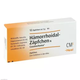 HÄMORRHOIDAL Υπόθετο N Cosmochema, 12 τμχ