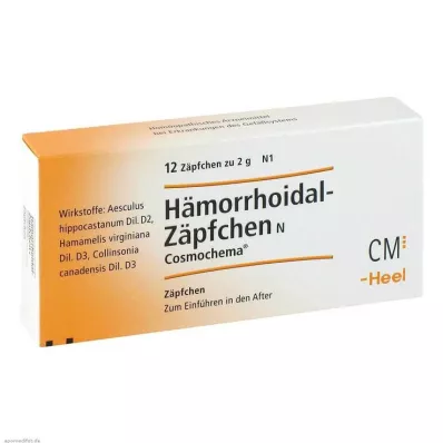 HÄMORRHOIDAL Υπόθετο N Cosmochema, 12 τμχ