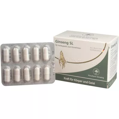 GINSENG SL Σκληρές κάψουλες, 50 τεμάχια