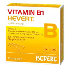 VITAMIN B1 HEVERT Αμπούλες, 10 τεμ
