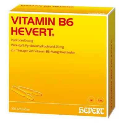 VITAMIN B6 HEVERT Αμπούλες, 100X2 ml