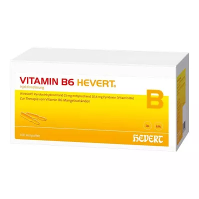 VITAMIN B6 HEVERT Αμπούλες, 100X2 ml