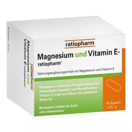MAGNESIUM UND VITAMIN E-ratiopharm Κάψουλες, 60 κάψουλες