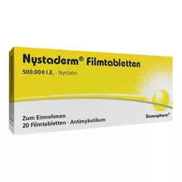 NYSTADERM Επικαλυμμένα με λεπτό υμένιο δισκία, 20 τεμάχια
