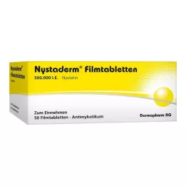 NYSTADERM Επικαλυμμένα με λεπτό υμένιο δισκία, 50 τεμάχια