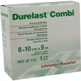 DURELAST Επίδεσμος Combi 8 cmx5 m+10 cmx5 m, 2 τεμ