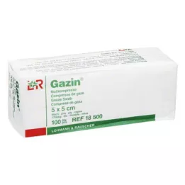 GAZIN Γάζα comp. 5x5 cm μη αποστειρωμένη 8x Op, 100 τεμ