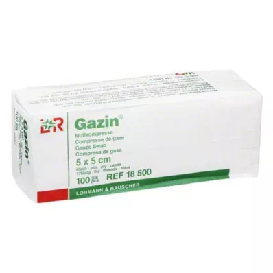 GAZIN Γάζα comp. 5x5 cm μη αποστειρωμένη 8x Op, 100 τεμ