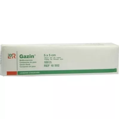 GAZIN Γάζα 5x5 cm μη αποστειρωμένη 16x op, 100 τεμάχια