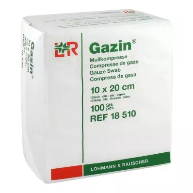 GAZIN Γάζες 10x20 cm μη αποστειρωμένες 12x op, 100 τεμάχια