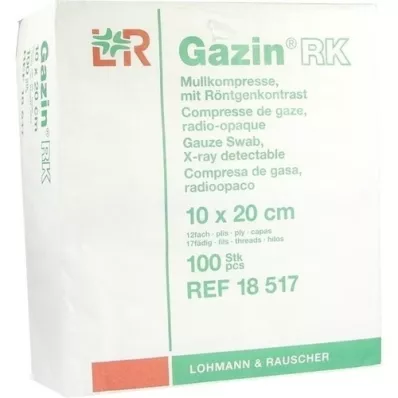 GAZIN Γάζες 10x20 cm μη αποστειρωμένες 12x RK, 100 τεμ