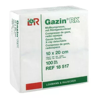 GAZIN Γάζες 10x20 cm μη αποστειρωμένες 12x RK, 100 τεμ