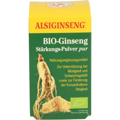 ALSIGINSENG Σκόνη ενδυνάμωσης καθαρή, 30 g