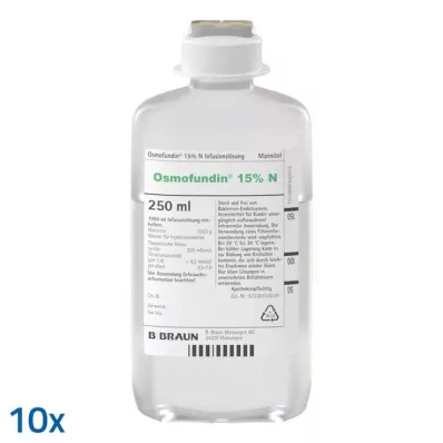 Osmofundin 15% N Ecoflac Pl. διάλυμα προς έγχυση, 10Χ250 ml