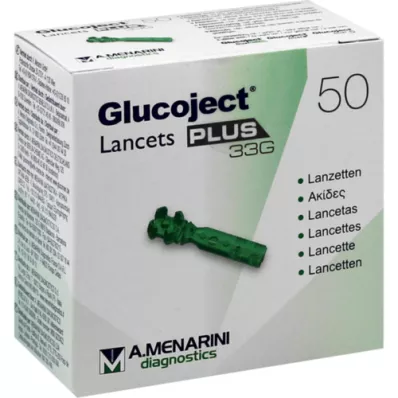 GLUCOJECT Λαντσέτες PLUS 33 G, 50 τεμ