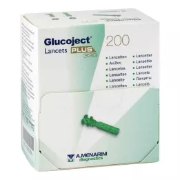 GLUCOJECT Λαντσέτες PLUS 33 G, 200 τεμάχια