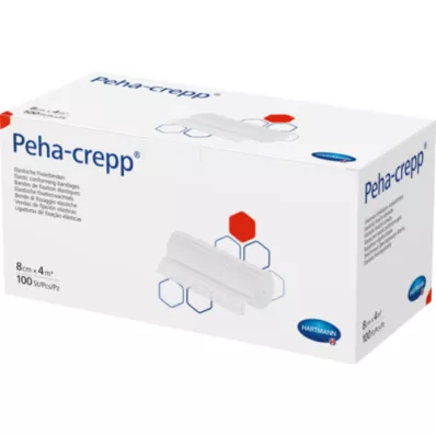 PEHA CREPP Επίδεσμος στερέωσης 8 cmx4 m comp.verp., 100 τεμάχια