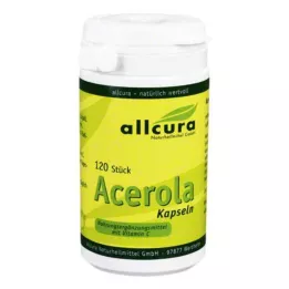 ACEROLA KAPSELN φυσική βιταμίνη C, 120 τεμάχια