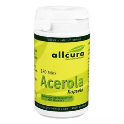 ACEROLA KAPSELN φυσική βιταμίνη C, 120 τεμάχια