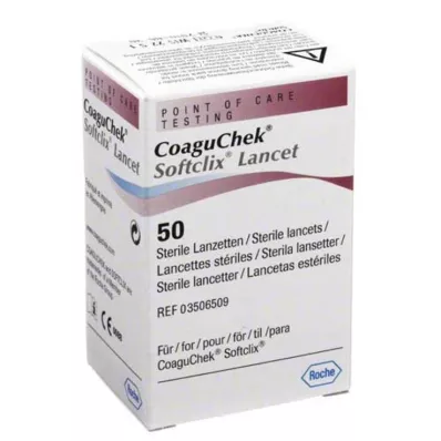 COAGUCHEK Softclix Lancet, 50 τεμάχια