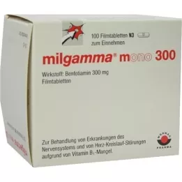 MILGAMMA mono 300 επικαλυμμένα με λεπτό υμένιο δισκία, 100 τεμάχια