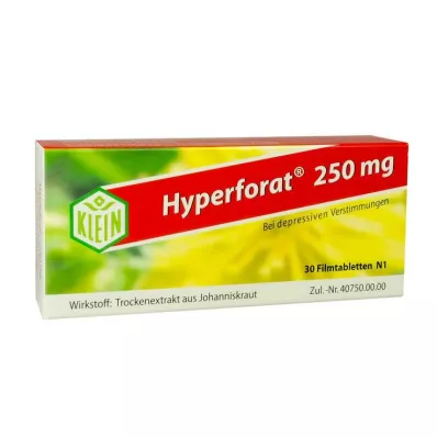 Hyperforat 250 mg επικαλυμμένα με λεπτό υμένιο δισκία, 30 τεμ Hyperforat 250 mg επικαλυμμένα με λεπτό υμένιο δισκία, 30 τεμ