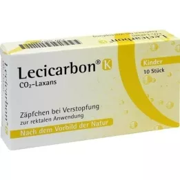 LECICARBON K CO2 Laxans παιδιατρικά υπόθετα, 10 τεμάχια