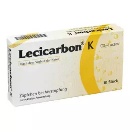 LECICARBON K CO2 Laxans παιδιατρικά υπόθετα, 10 τεμάχια