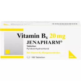 VITAMIN B6 20 mg δισκία Jenapharm, 100 τεμάχια