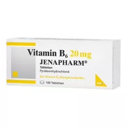 VITAMIN B6 20 mg δισκία Jenapharm, 100 τεμάχια