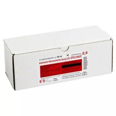 ISOTONISCHE Διάλυμα NaCl 0,9% Eifelfango, 10X100 ml