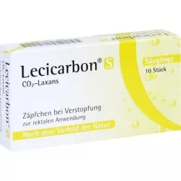 LECICARBON Υπόθετα S CO2 Laxans, 10 τεμάχια
