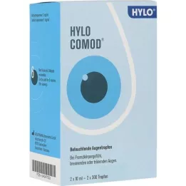 HYLO-COMOD Οφθαλμικές σταγόνες, 2X10 ml