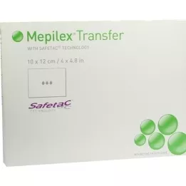 MEPILEX Αφρώδης επίδεσμος μεταφοράς 10x12 cm αποστειρωμένος, 5 τεμάχια