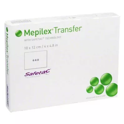 MEPILEX Αφρώδης επίδεσμος μεταφοράς 10x12 cm αποστειρωμένος, 5 τεμάχια
