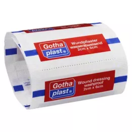 GOTHAPLAST Επίδεσμος πληγής αδιάβροχος 2x6 cm, 1 τεμάχιο